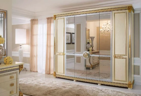 Luxus begehbarer Kleiderschrank spiegel