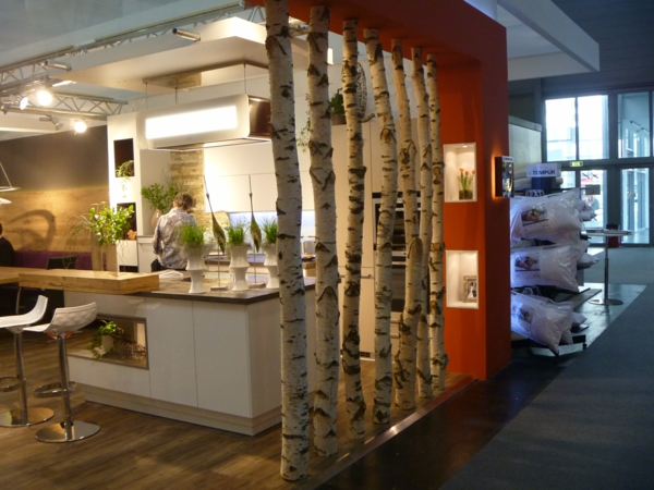 Raumteiler Ideen aus Holz design raumteiler natur
