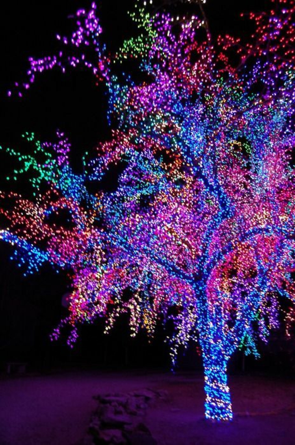 Weihnachtsbeleuchtung Lichterketten für Innen gartenbaum