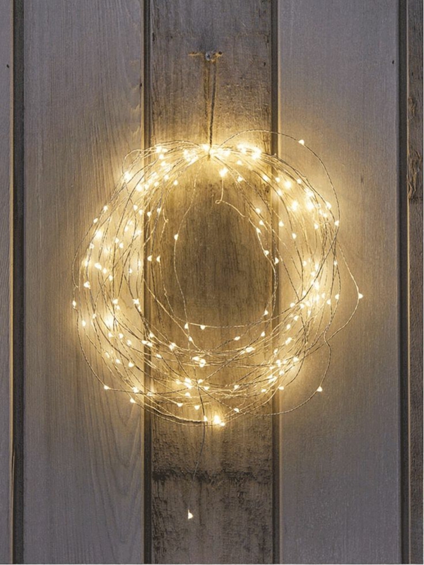 Weihnachtsbeleuchtung LED Lichterketten für Innen türkranz