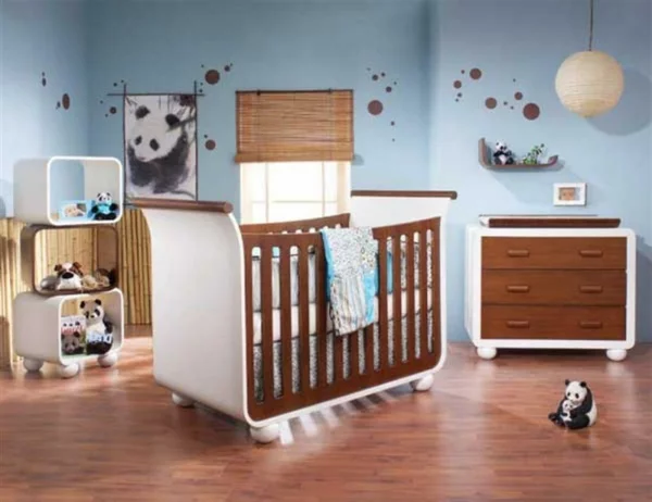 babyzimmer gestalten panda motiv