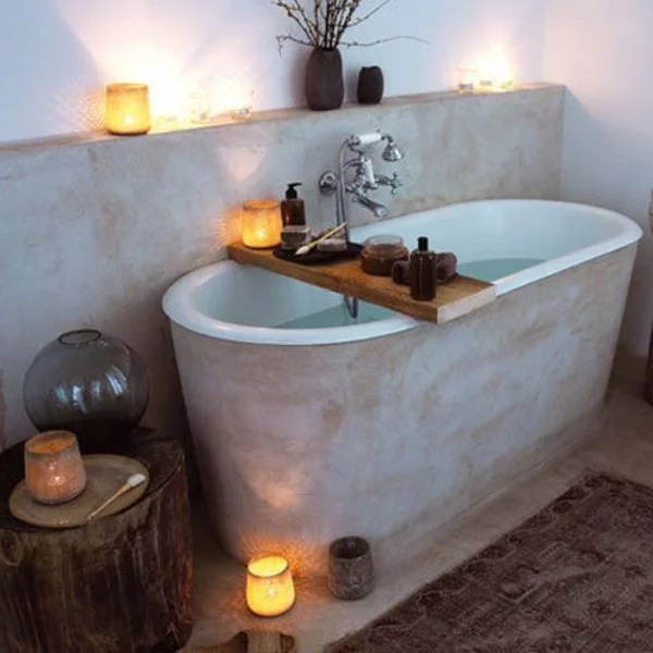 badezimmergestaltung badgestaltung ideen ovale badewanne