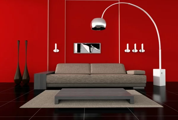 bodenlampen stehlampen design standleuchten wohnzimmer modern einrichten