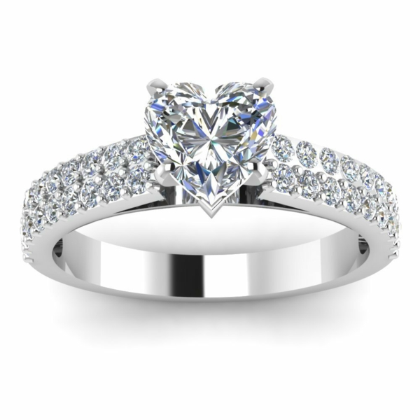 diamantering verlobung heiratsantrag ring herzform