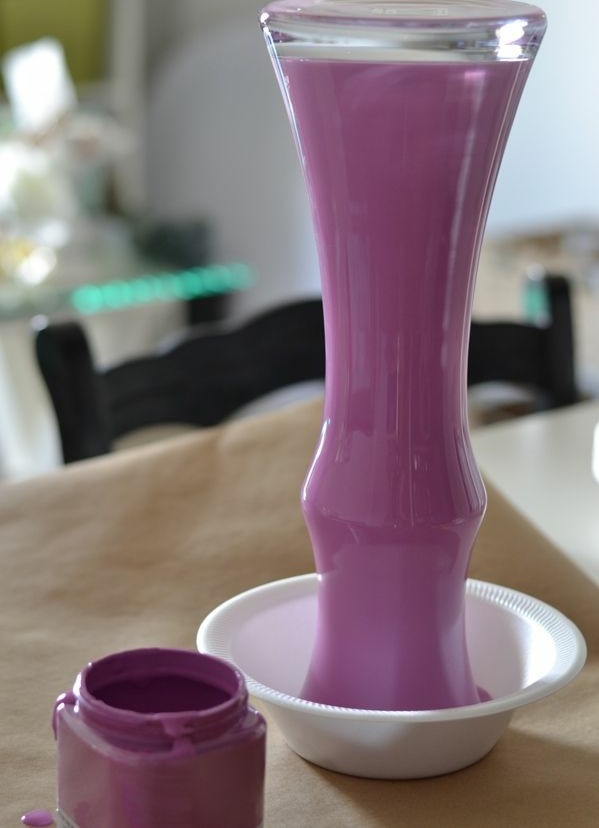 diy ideen bastelideen pastellfarben vasen glasvase farblich erfrischen