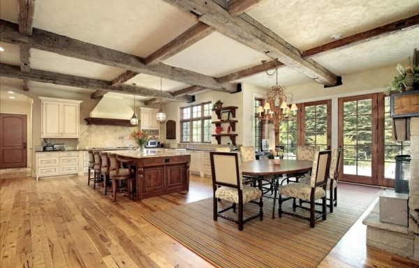 Einbauküchen - schwellenloser Übergang zum Wohnbereich