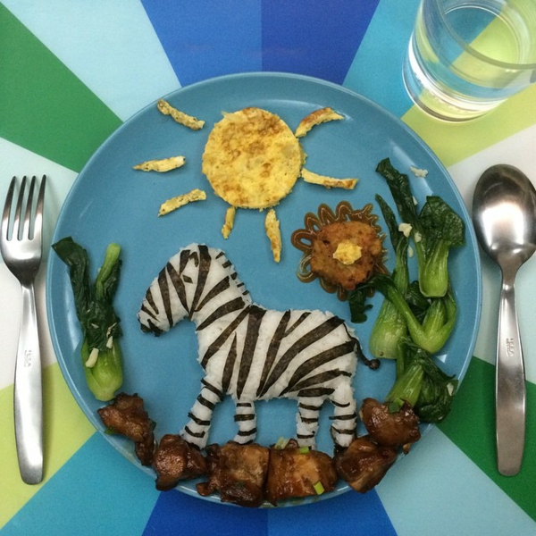 essen nahrung dekorieren zebra sonne