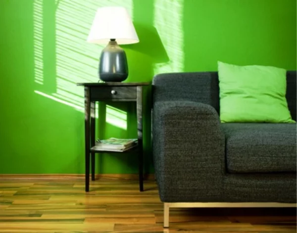 farbideen wohnzimmer graues sofa