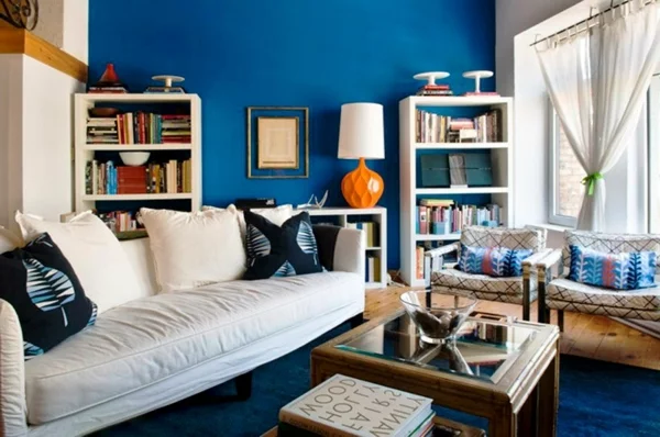 farbideen wohnzimmer meeres blau