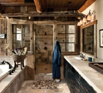 Holz im Badezimmer – Landhausstil im Bad für warme, entspannende Atmosphäre