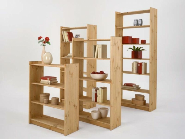 Holzregal bauen oder einfach kaufen - verschiedene Holzmöbel-Modelle