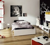 Jugendliches Schlafzimmer modern gestalten