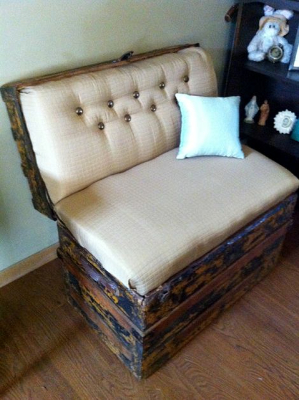 retro möbel einrichtung wohnen truhe sofa