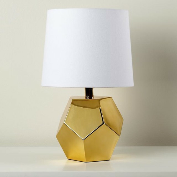 stehlampen modern lampenschirm weiß gold stehleuchten
