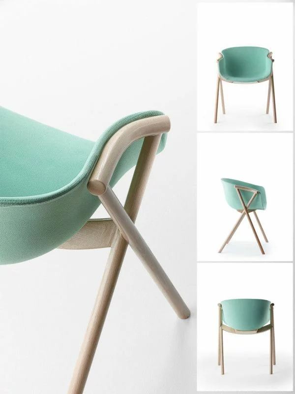 stuhl skandinavisches design Bai Chair Ander Lizaso Ondarreta