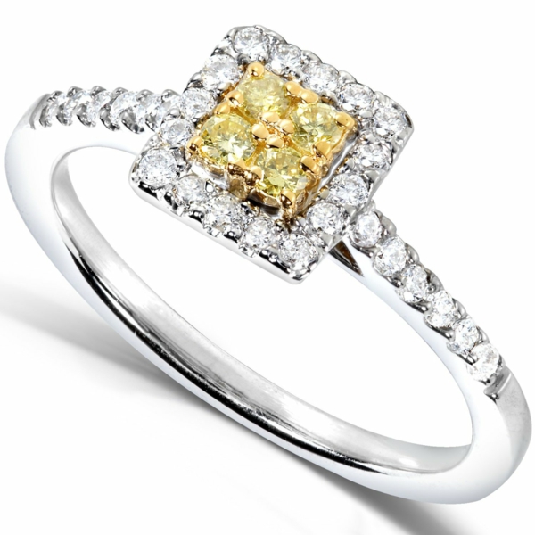 verlobungsring heiratsantrag ring diamantring verlobung gelber diamant