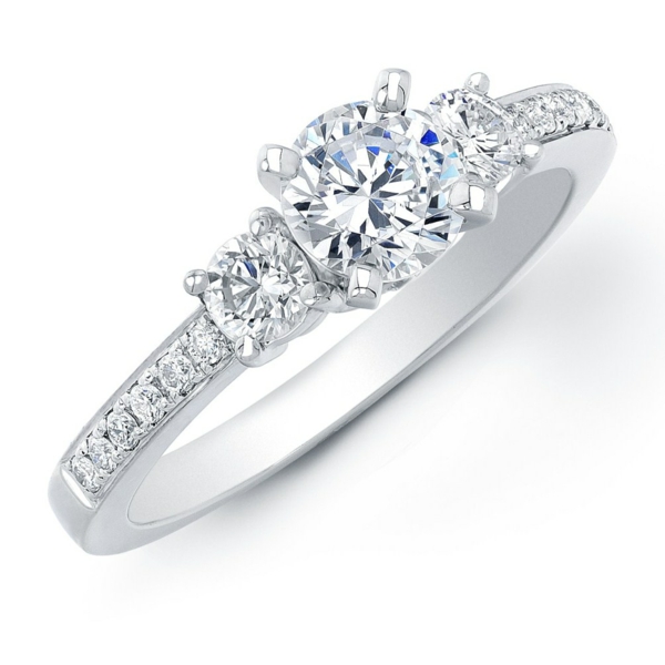 verlobungsringe silber heiratsantrag ring ideen diamantring verlobung