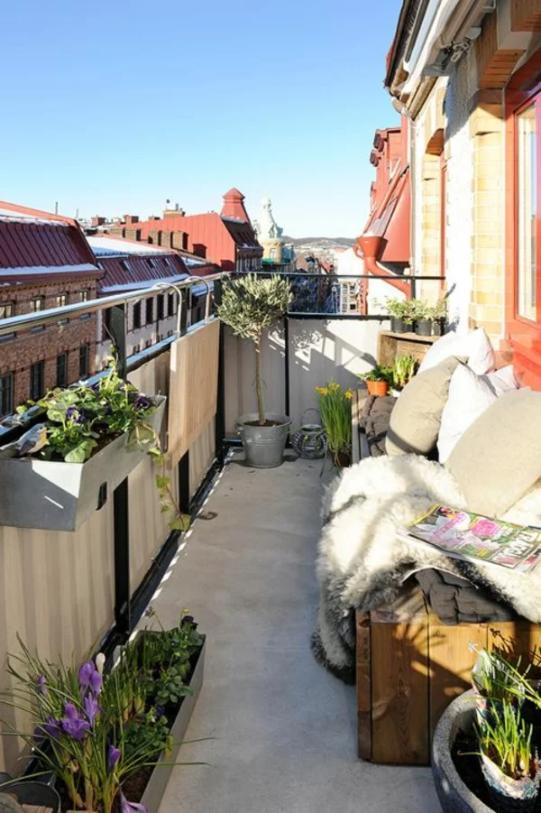 wintergarten einrichten gartengestaltung bilder balkonpflanzen möbel