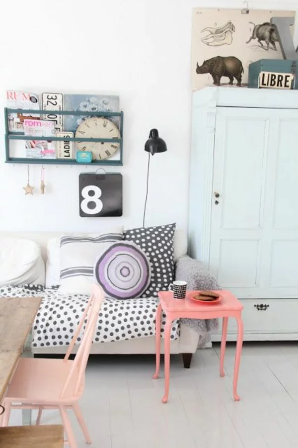 Wohnzimmereinrichtung Ideen bilder design farben