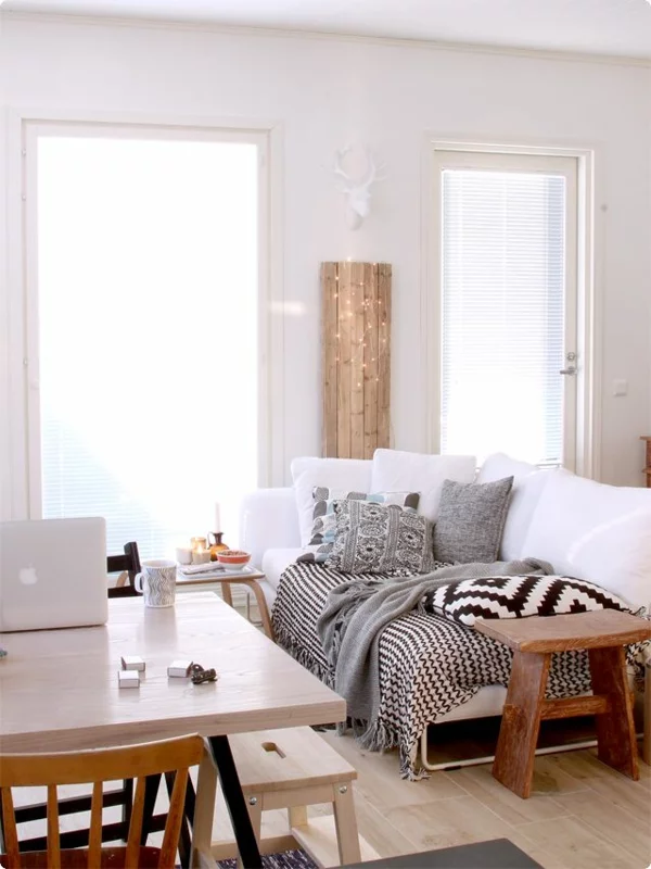 wohnzimmergestaltung ideen bilder design fenster sofa