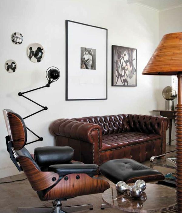 Charles Eames Lounge Chair wohnzimmermöbel ledersessel sofa