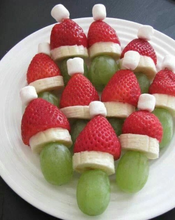 Kalorienarmes erdbeere Essen zu Weihnachten obst