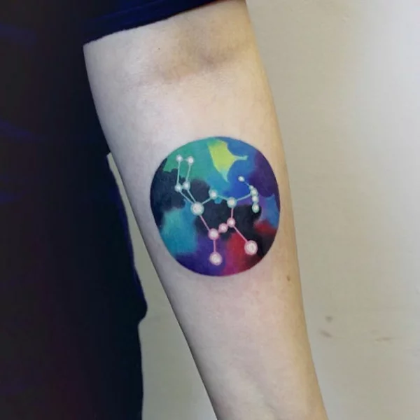 Tattoo Kosmos Vorlagen-& Motive planet