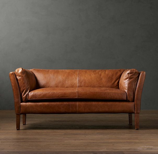 Möbel antike polstermöbel  holz sofa leder