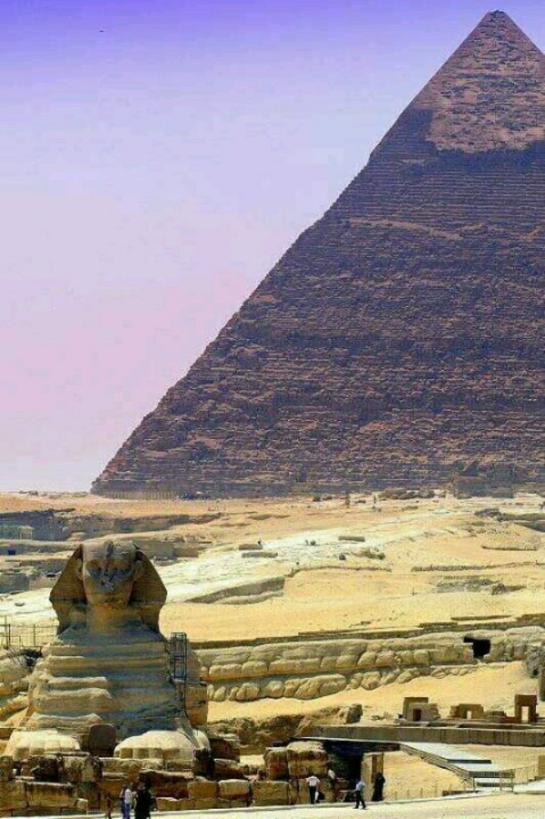 Reise lila wolken Ägypten urlaub pyramide