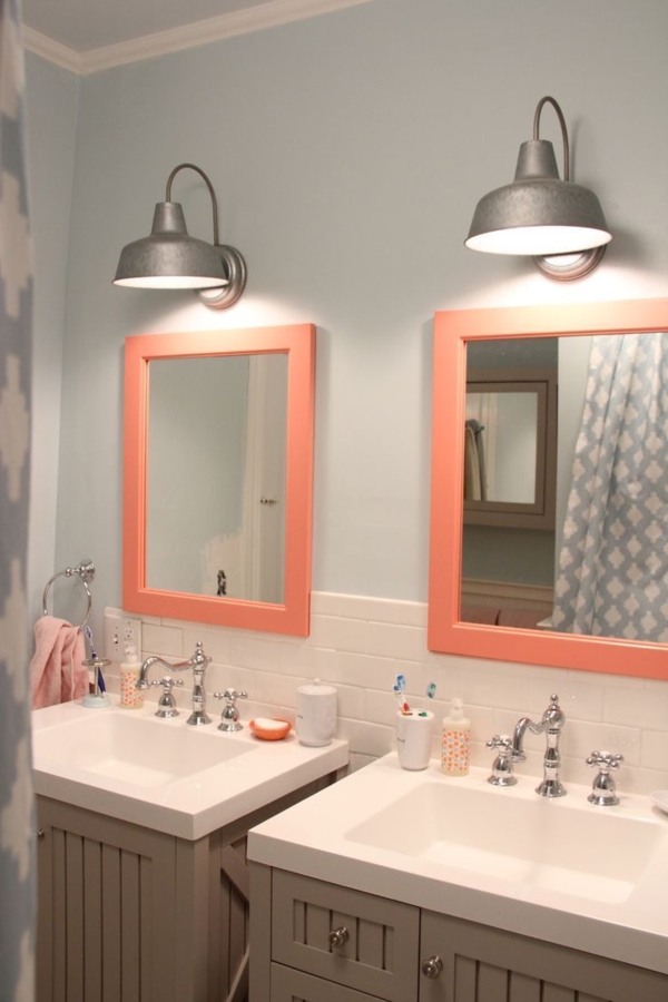 badezimmerlampen spiegel wandleuchten industrieller stil
