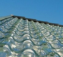 Innovative Dachziegel, die Sonnenenergie sparen