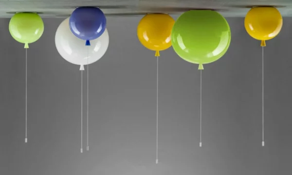 deckenleuchte helium ballon bunt