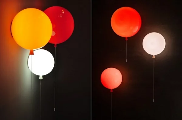 deckenleuchte helium ballon wandlampen