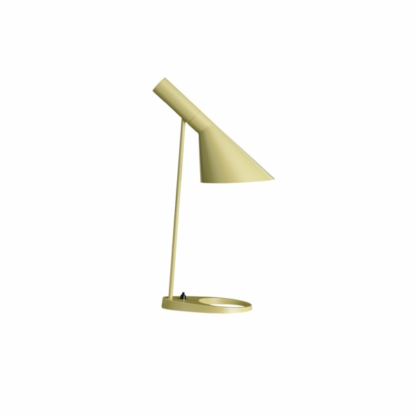 dänisches design möbel Arne Jacobsen aj lampe gelb