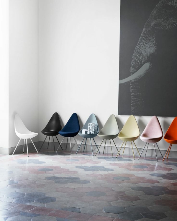 dänisches design möbel Arne Jacobsen drop chair
