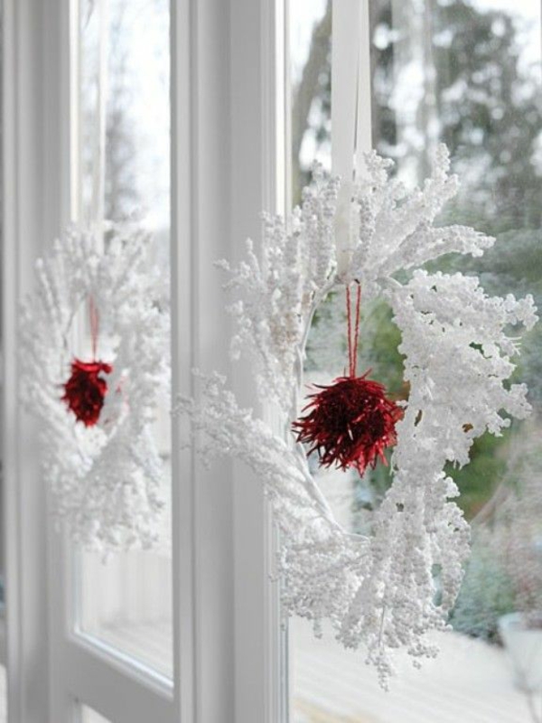 Kreative Ideen für eine festliche Fensterdeko zu Weihnachten