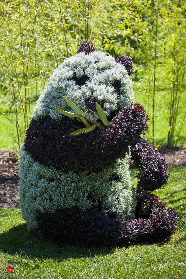 gartenskulpturen panda bär montreal