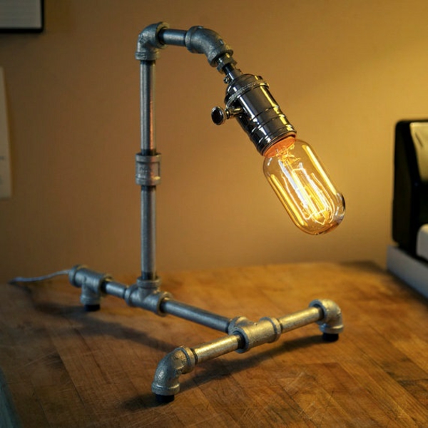 industriallampen Industrial Design Möbel stehlampe selber bauen