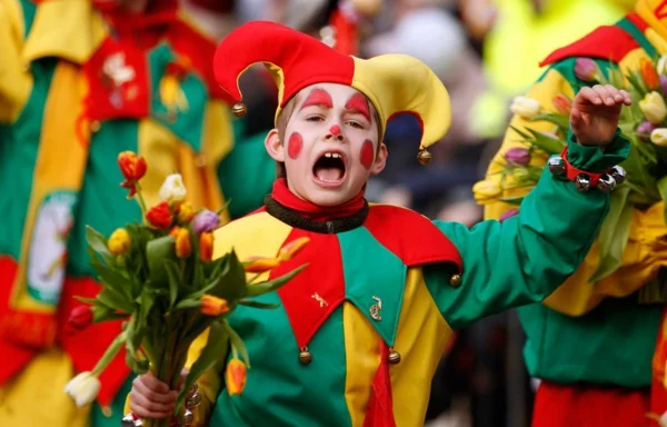 karneval 2015 in köln narren clown