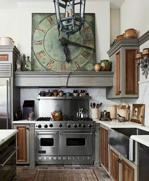 küchenuhr wanduhr küche vintage retro