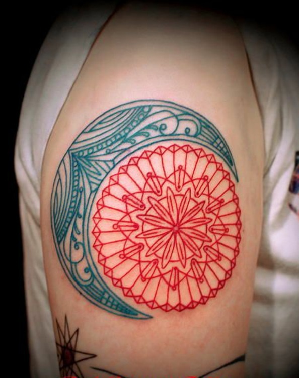 tattoo mandala design mond