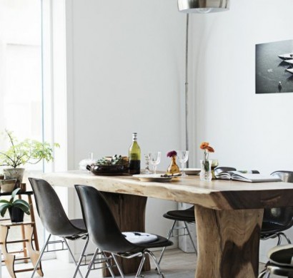 Esstisch rustikal und dessen Platz im ländlichen Esszimmer