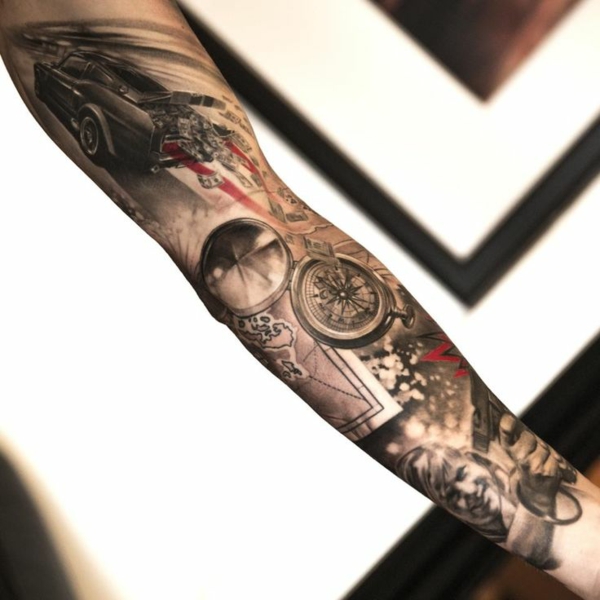 Mann unterarm vorlagen tattoo 