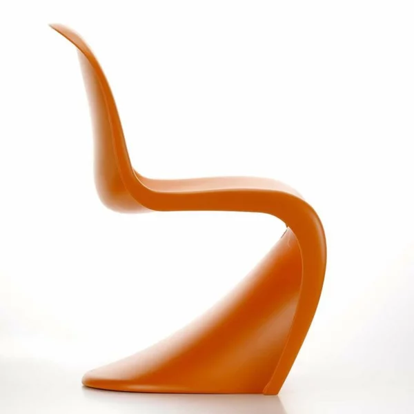 panton stuhl orange designer stühle verner panton