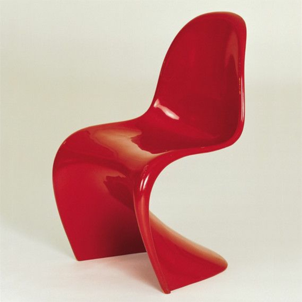 panton stuhl rot designer stühle danisch design möbel