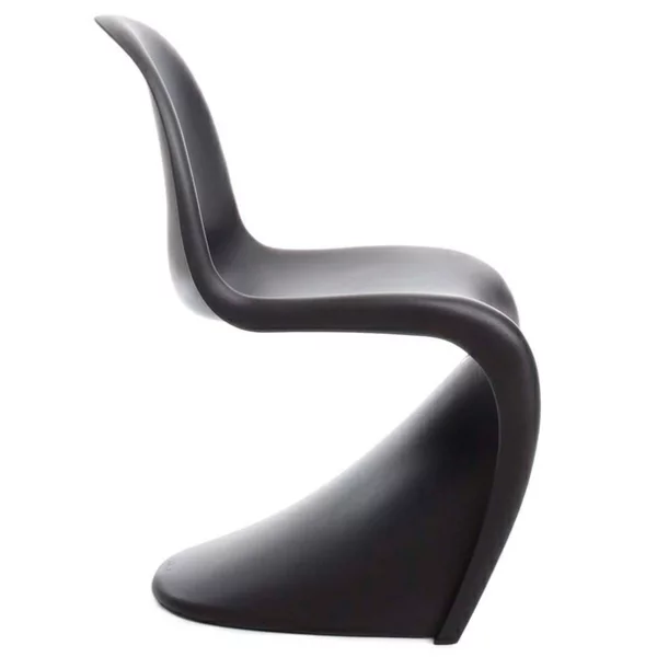panton stuhl schwarz designer stühle danisch design möbel
