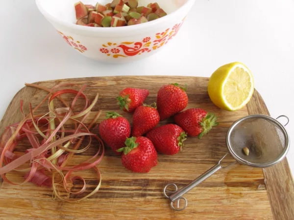 rhabarber kuchen erdbeeren anleitung