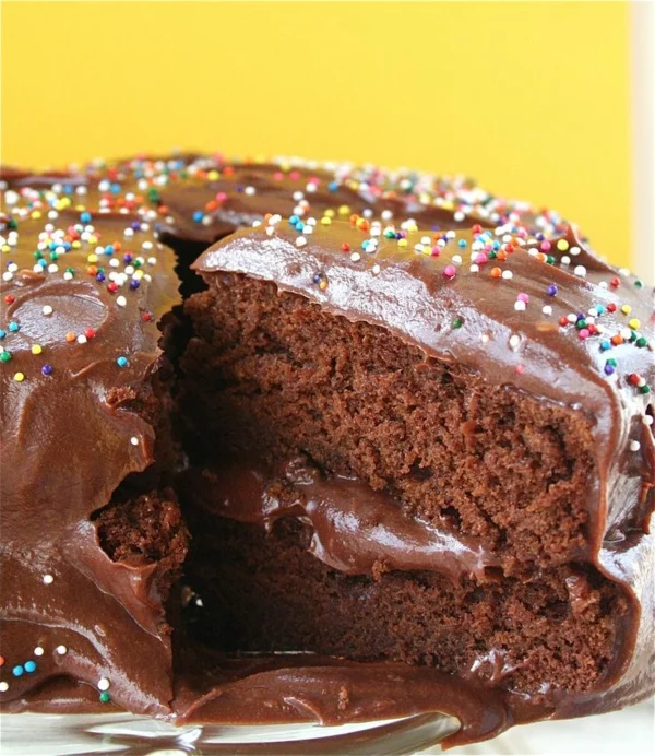 schokoladenkuchen füllung zuckerstreusel