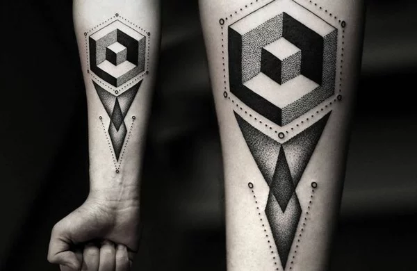  Unterarm Tattoo Ideen Geometrie 