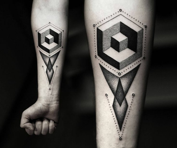  unterarm tattoo vorlagen abstrakt design